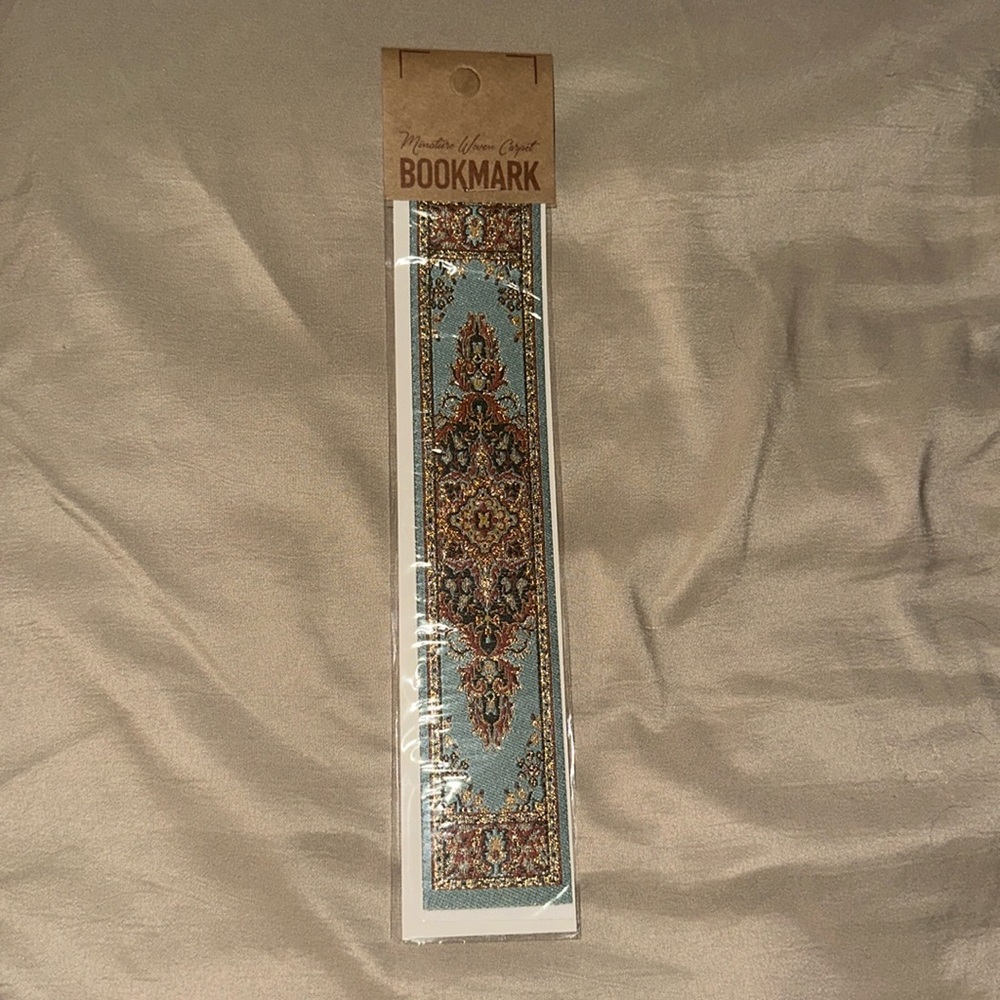 NWT: Miniature Woven Carpet Bookmark, Free Gift with Purchase
